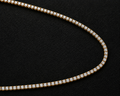 Sienna Tennis Necklace 40cm Golden Stainless Steel Women