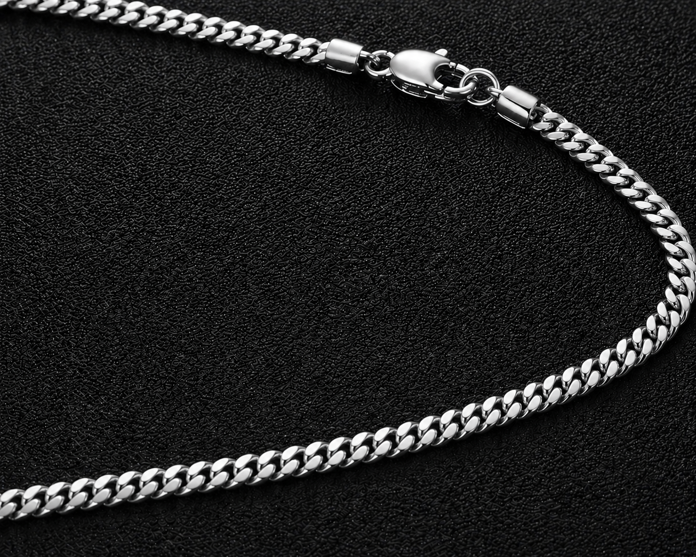Stainless Steel Cuban Link Chain 2mm