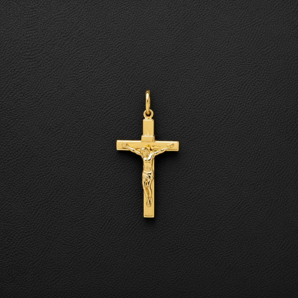 Crucifix Pendant Gold